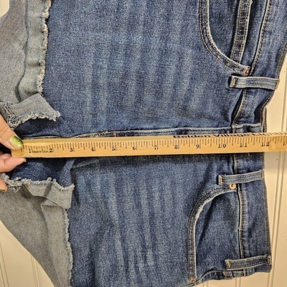 Levi's Signature Strauss Blue Jeans Shorts Women's Size 16 High Rise Heritage - Picture 11 of 13